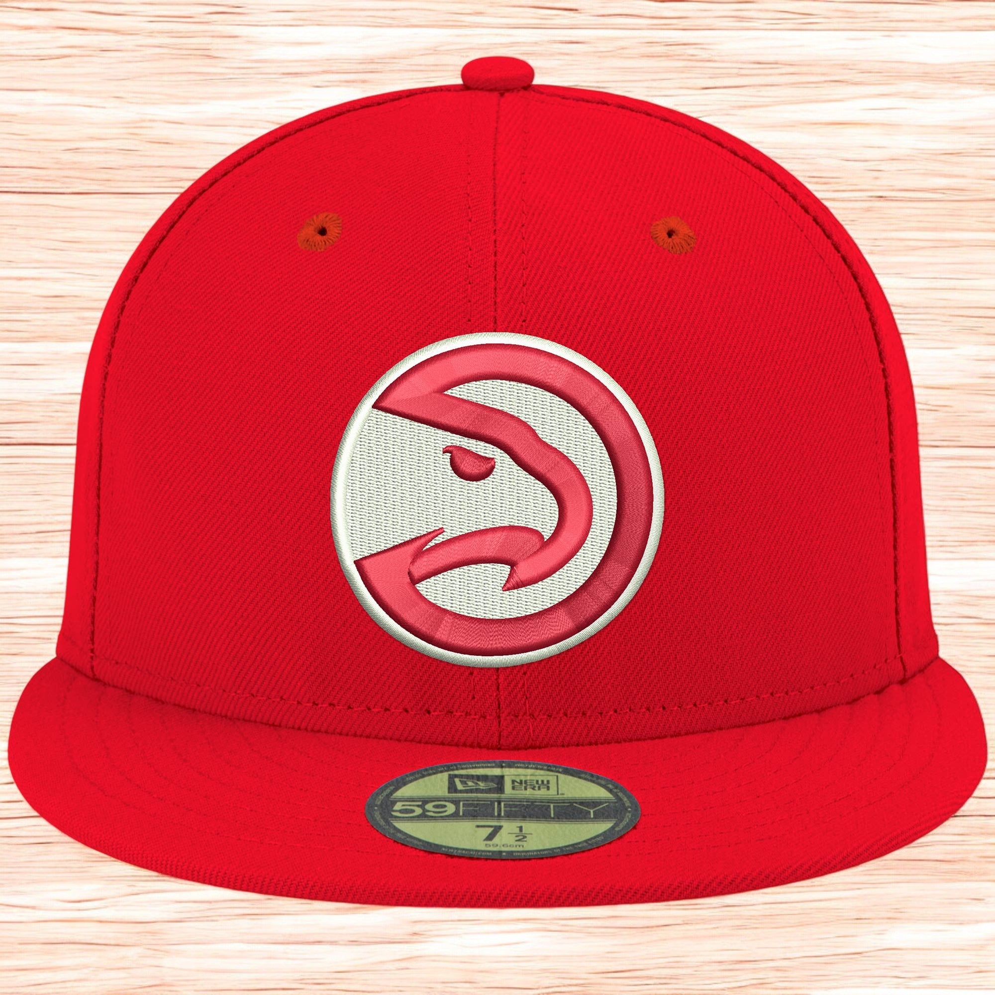 [70343250] MENS NEW ERA NBA ATLANTA HAWKS 5950 FITTED - RED