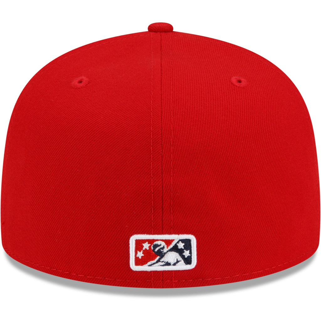 [60097344] Mens New Era MiLB TOLEDO MUD HENS 5950 FITTED 'THEME NIGHT' - RED