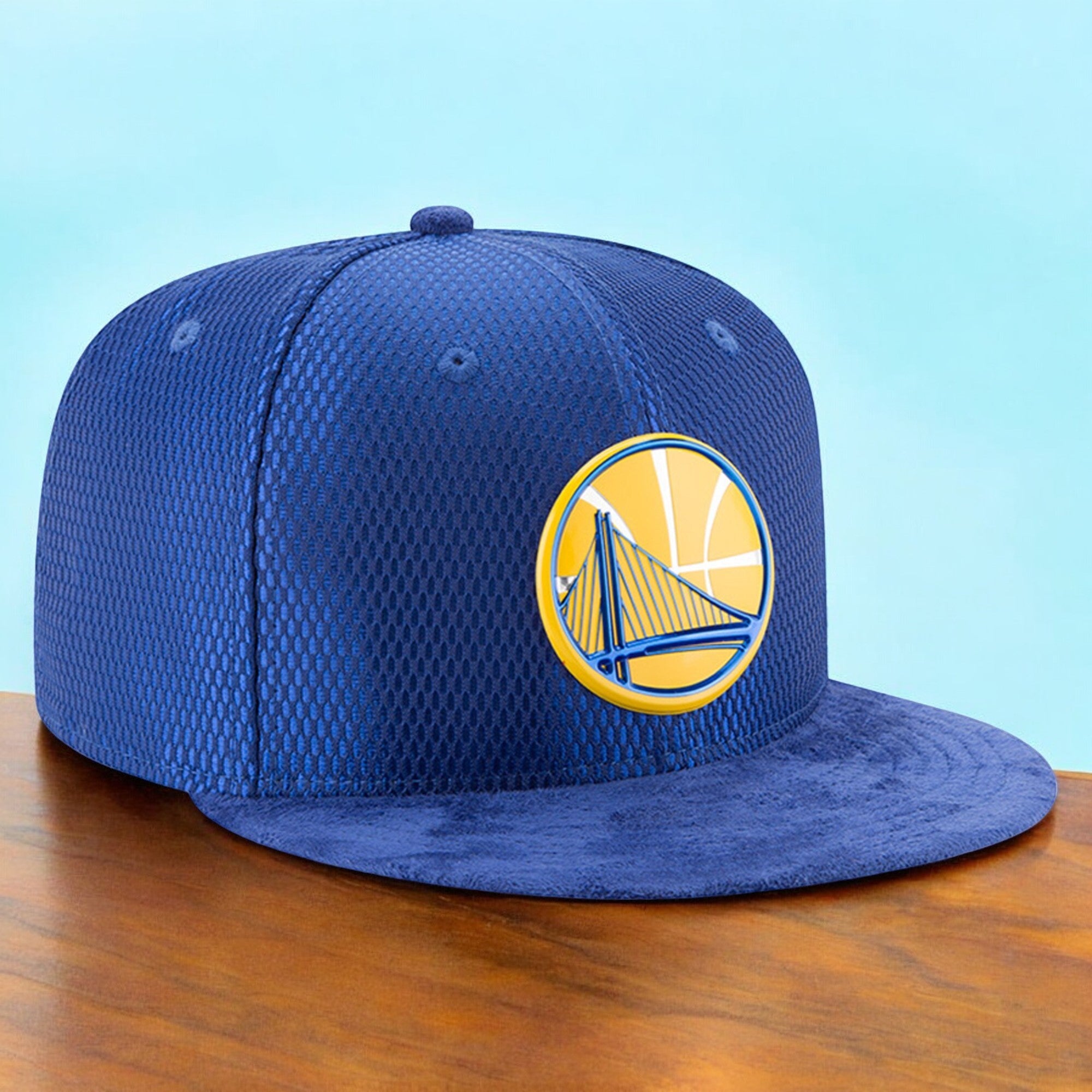 [11472297] Mens New Era NBA GS WARRIORS SUEDE "ON THE COURT" 5950 FITTED