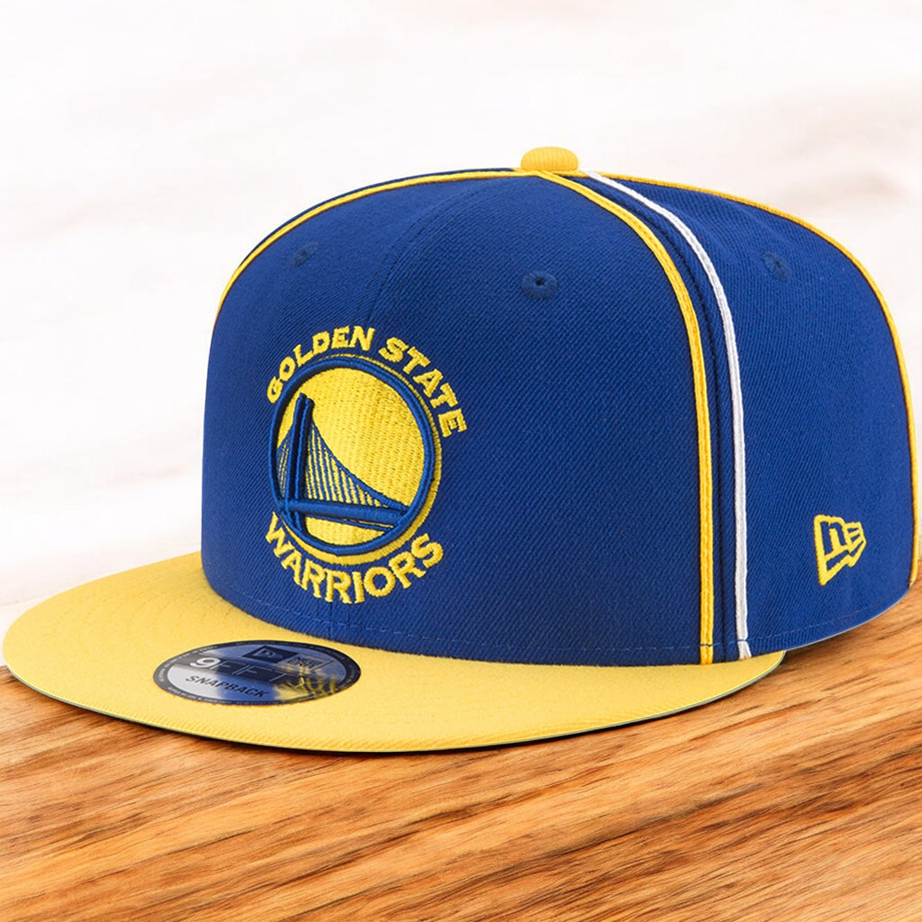 [11520909] Mens New Era NBA GS WARRIORS Y2K TEAM SOUTACHE 950 SNAPBACK - BLUE