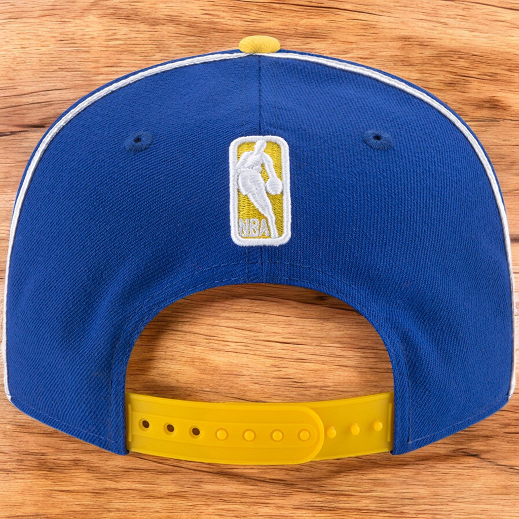 [11520909] Mens New Era NBA GS WARRIORS Y2K TEAM SOUTACHE 950 SNAPBACK - BLUE