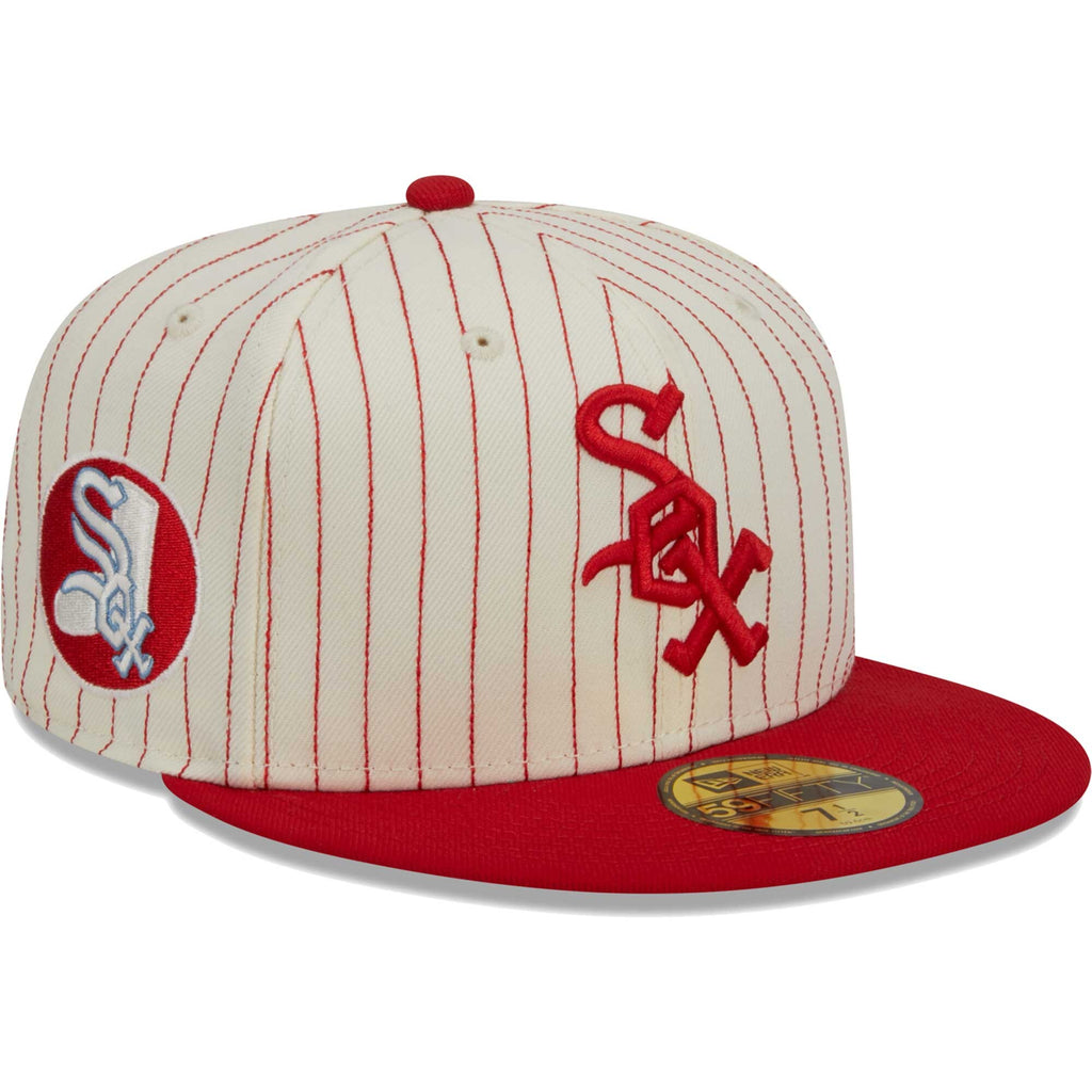 [60417779] MENS NEW ERA MLB CHICAGO WHITE SOX 5950 RETRO SCRIPT FITTED