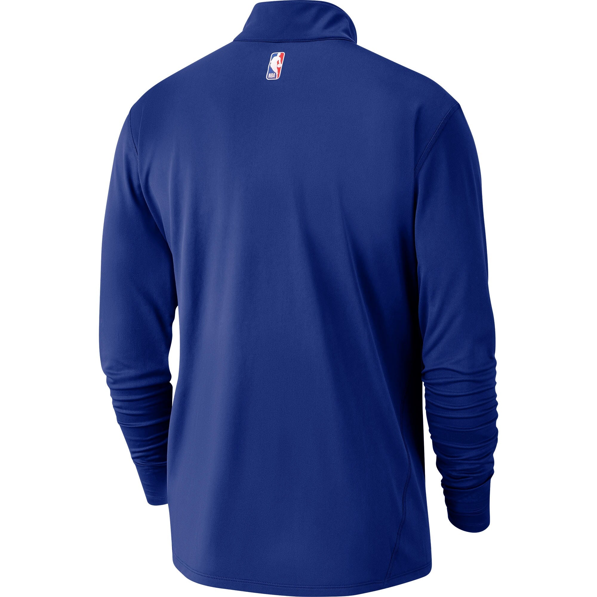 [941370-495] Mens Nike NBA Golden State Warriors Logo 1/4 Zip Pullover