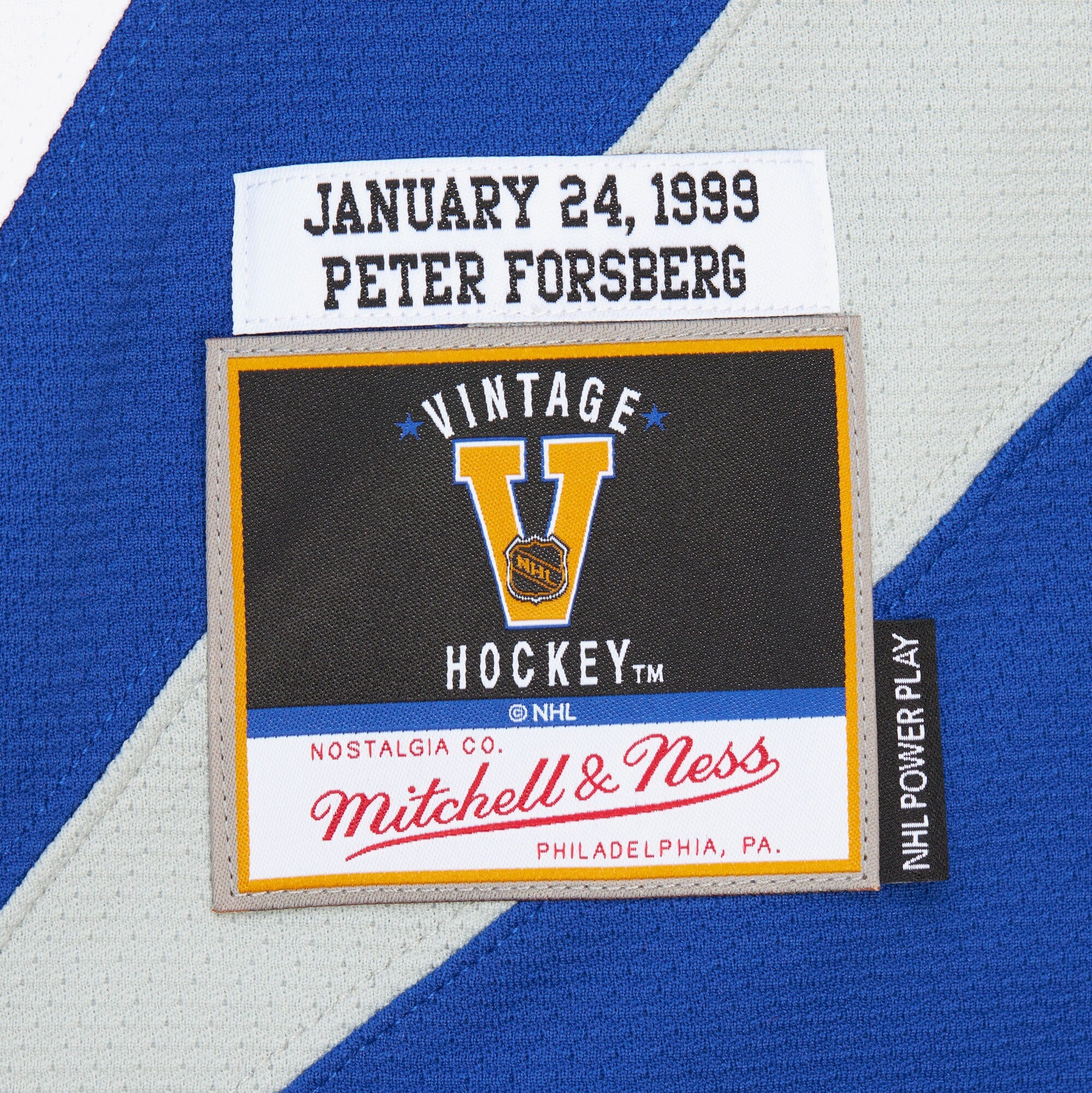 Mens Mitchell & Ness NHL WHITE JERSEY ALL-STAR 1999 PETER FORSBERG