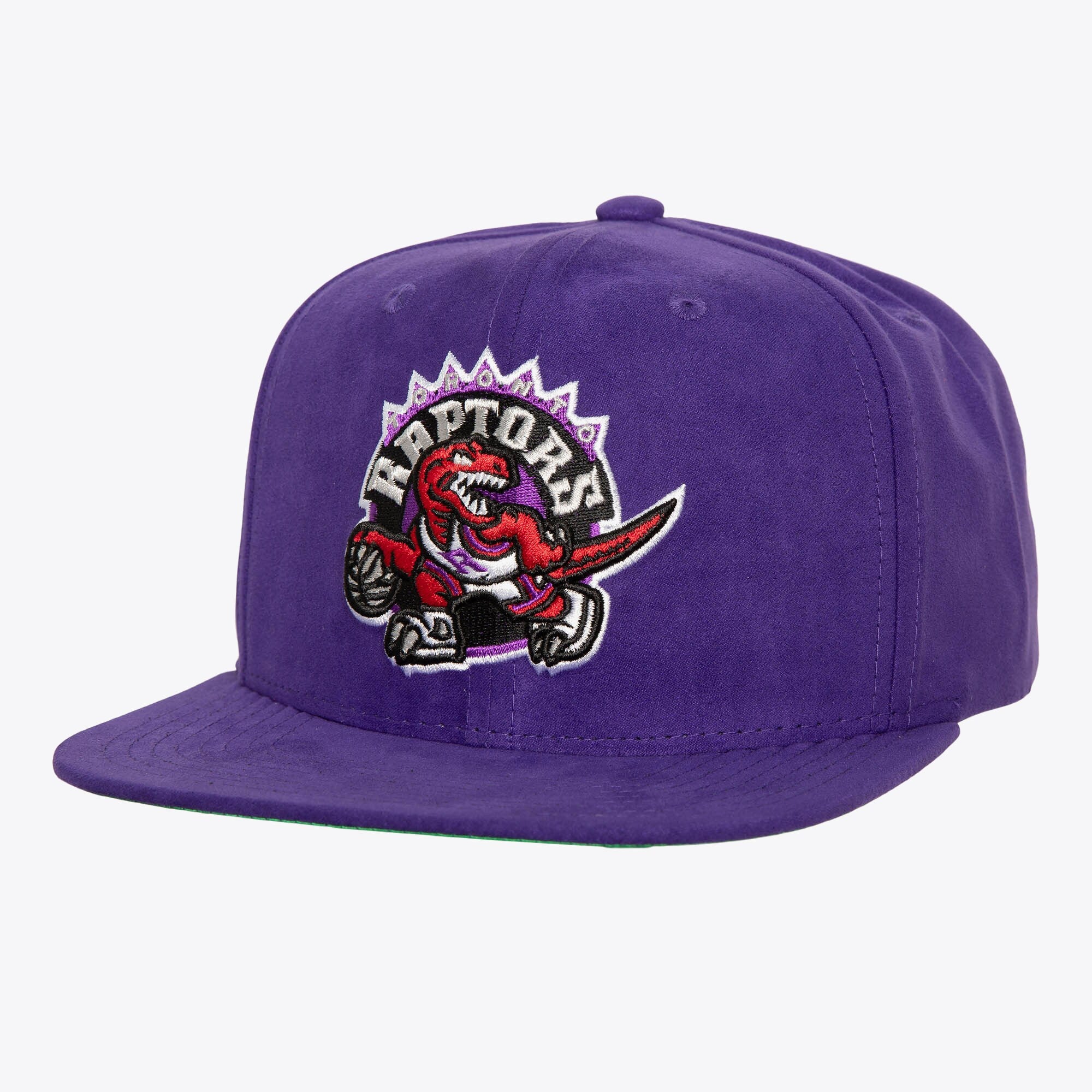 MENS MITCHELL & NESS NBA SWEET SUEDE SNAPBACK HWC RAPTORS
