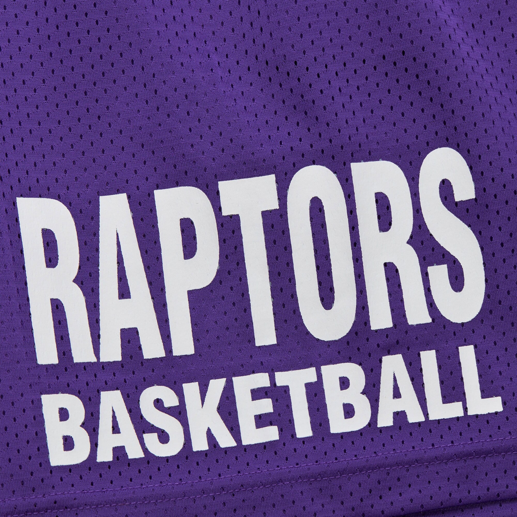 MENS MITCHELL & NESS NBA GAMEDAY MESH 7IN SHORTS VINTAGE LOGO RAPTORS