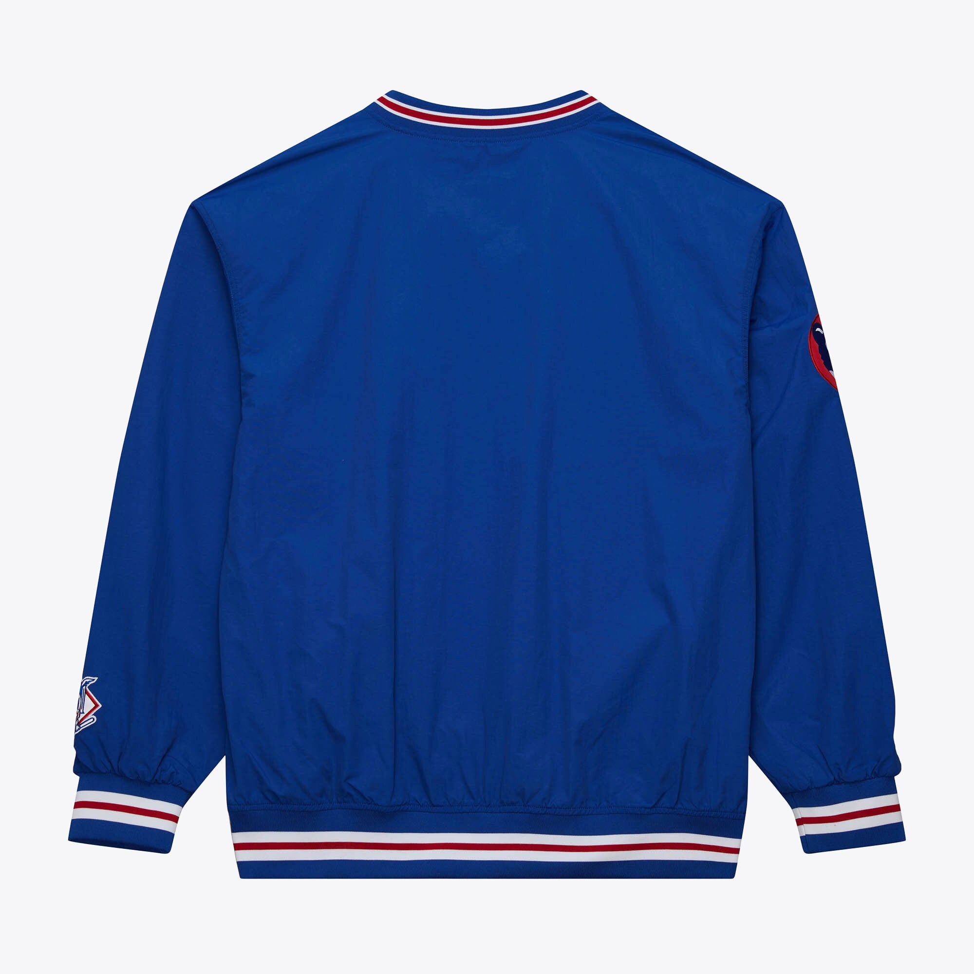 Mens Mitchell & Ness MLB CLASSIC NYLON PULLOVER VINTAGE LOGO CUBS