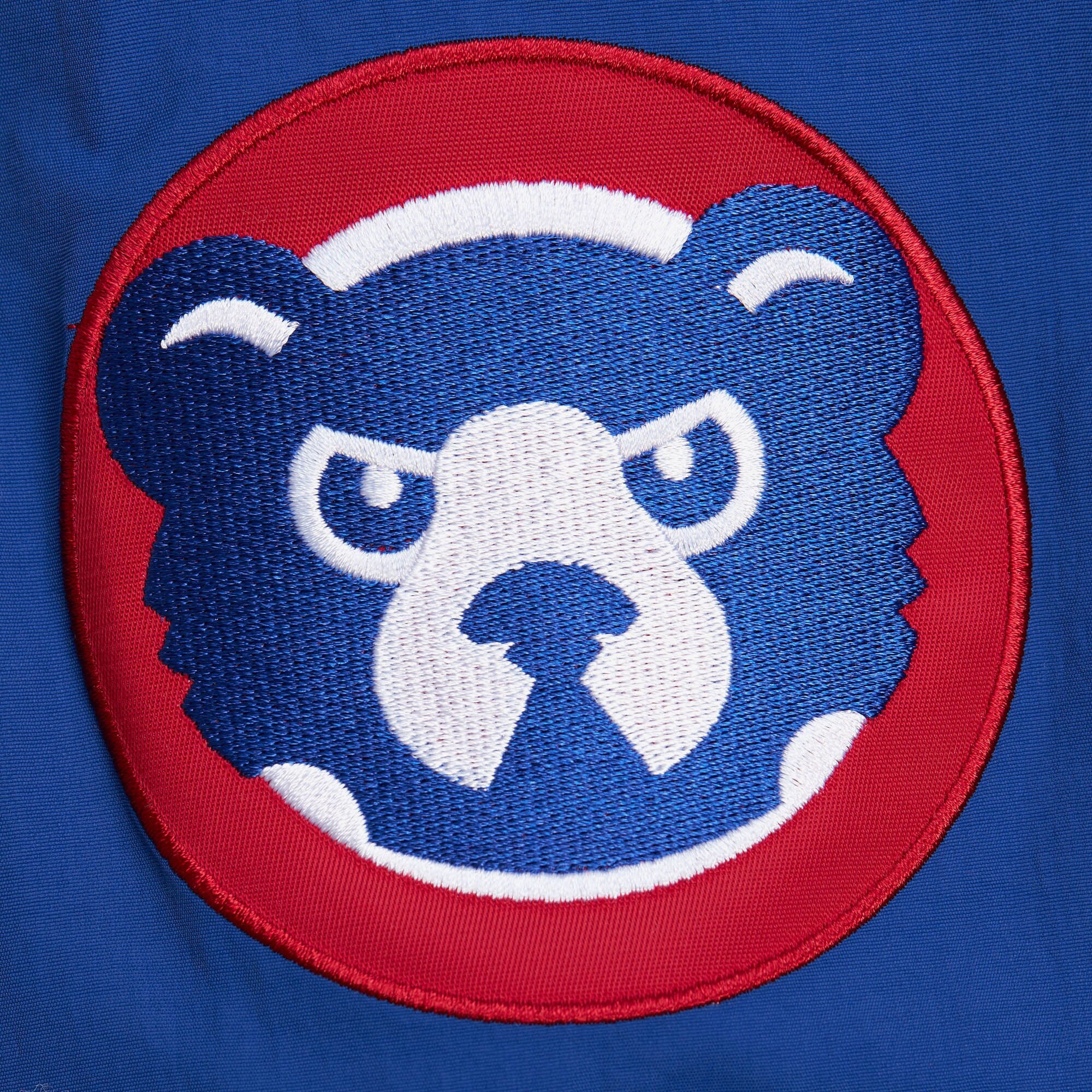 Mens Mitchell & Ness MLB CLASSIC NYLON PULLOVER VINTAGE LOGO CUBS