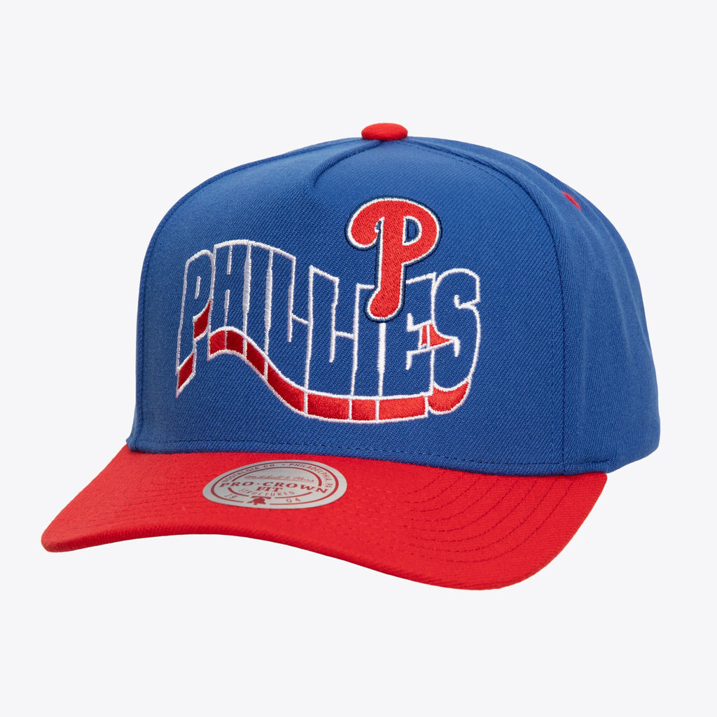 MENS MITCHELL & NESS MLB WAVY PRO SNAPBACK PHILLIES