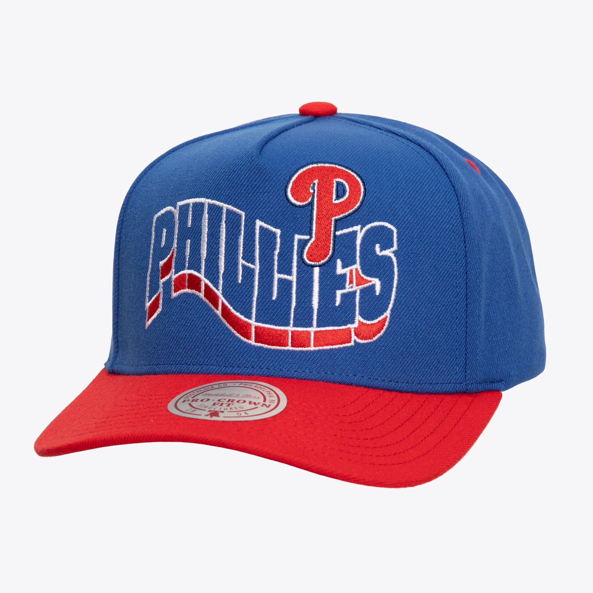 MENS MITCHELL & NESS MLB WAVY PRO SNAPBACK PHILLIES