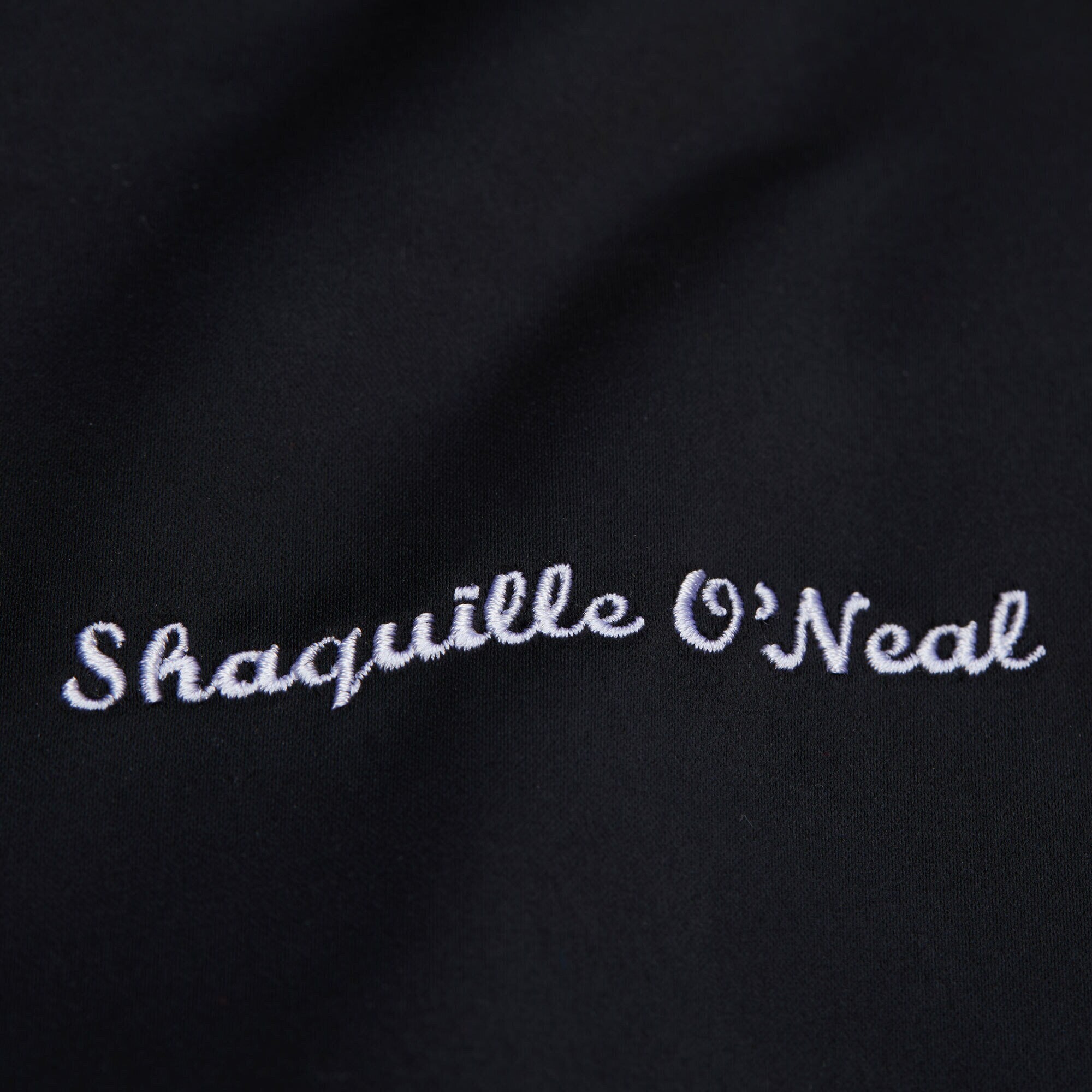 MENS MITCHELL & NESS NBA SATIN JACKET VINTAGE LOGO LAKERS SHAQUILLE O'NEAL