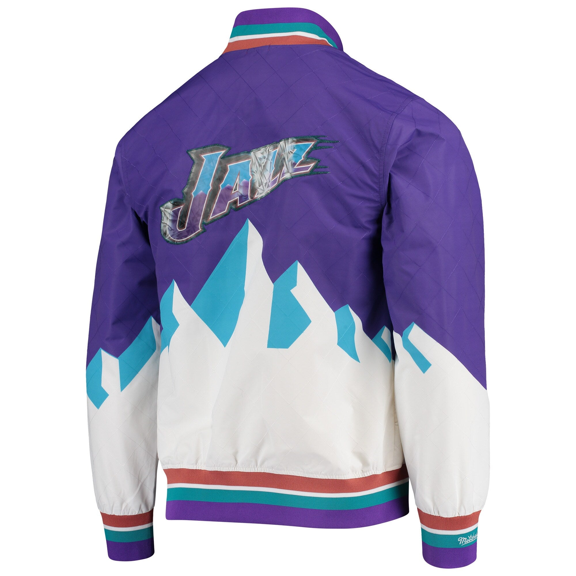 MENS MITCHELL & NESS 75TH ANNIVERSARY WARM UP JACKET JAZZ