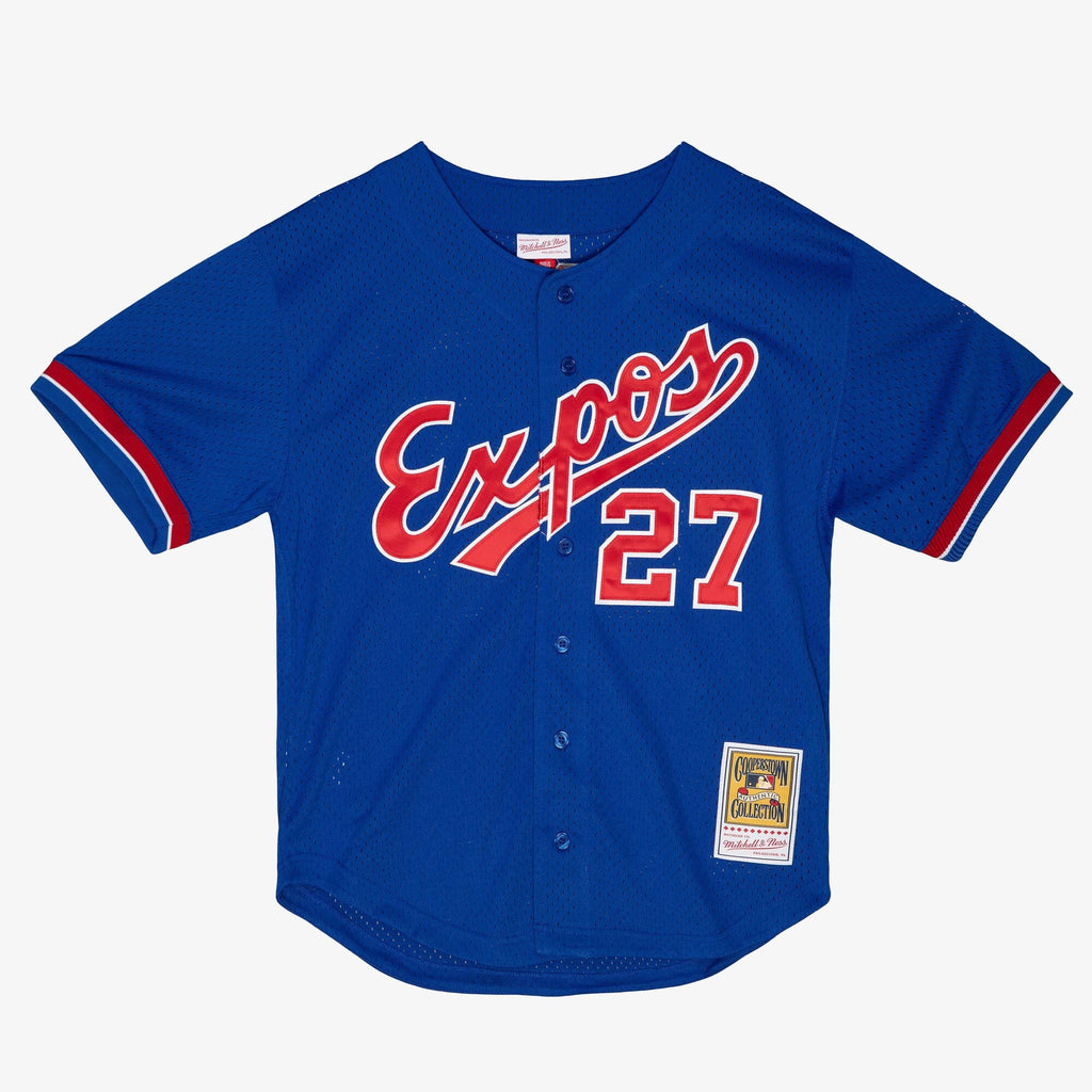 MENS MITCHELL & NESS MLB AUTHENTIC BP JERSEY - EXPOS 2002 VLADIMIR GUERRERO