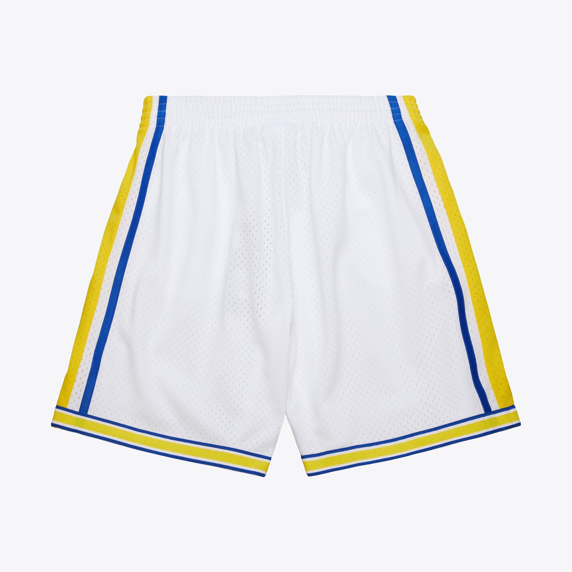 MENS MITCHELL & NESS NBA WHITE SHORTS WARRIORS 1990