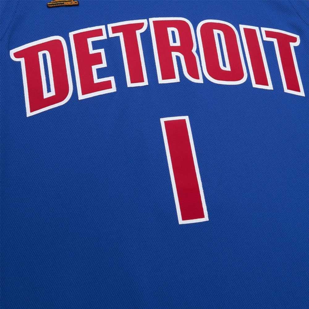 MENS MITCHELL & NESS DARK FINALS JERSEY PISTONS 2003 CHAUNCEY BILLUPS
