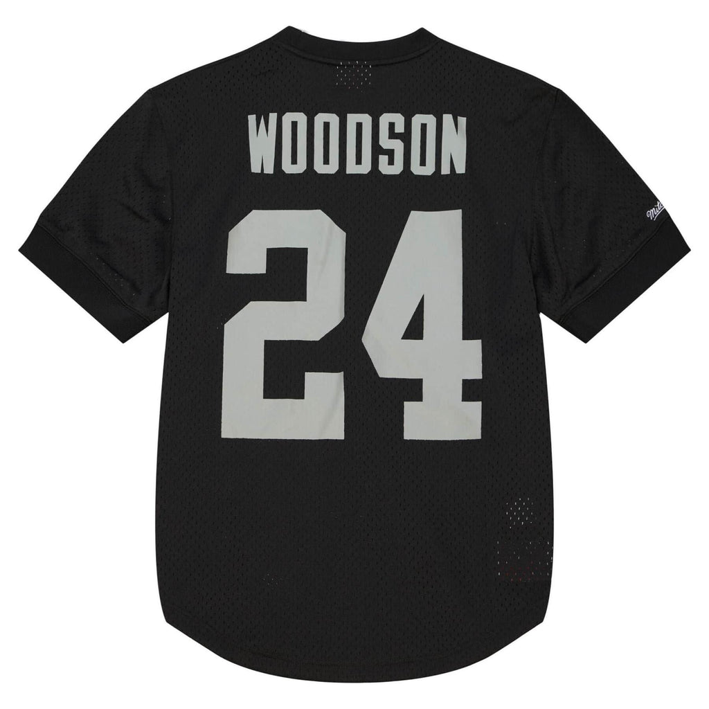 Mens Mitchell & Ness NFL N&N MESH CREWNECK RAIDERS 2002 CHARLES WOODSON