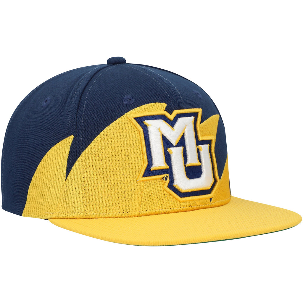 Mens Mitchell & Ness NCAA SHARKTOOTH SNAPBACK MARQUETTE