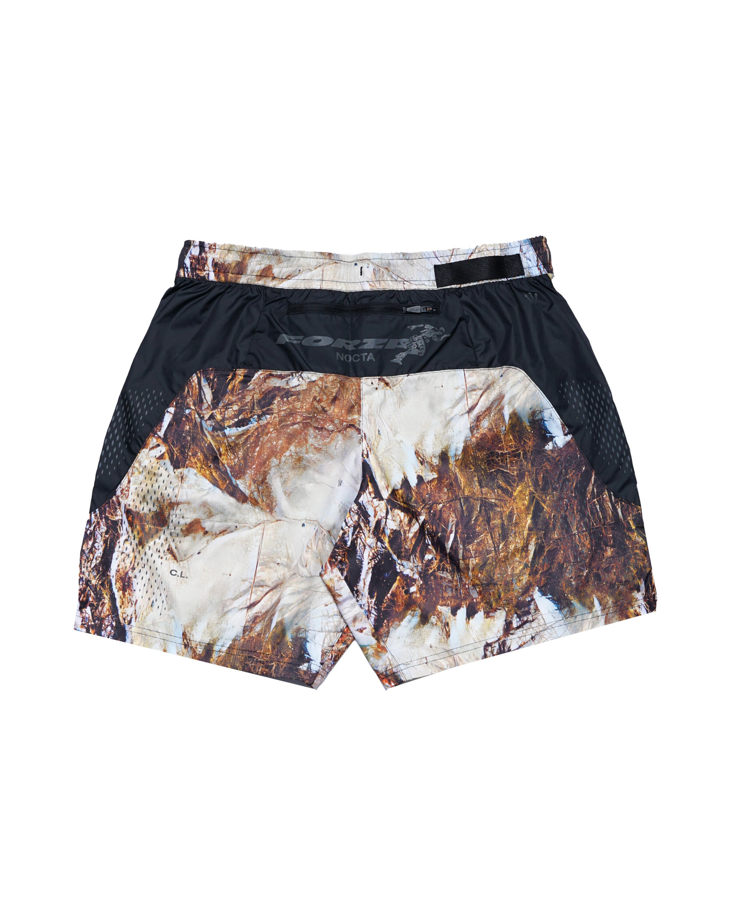 [FJ3011-010] MENS NIKE X NOCTA RUNNING CAMO SHORTS 'MULTICOLOR'
