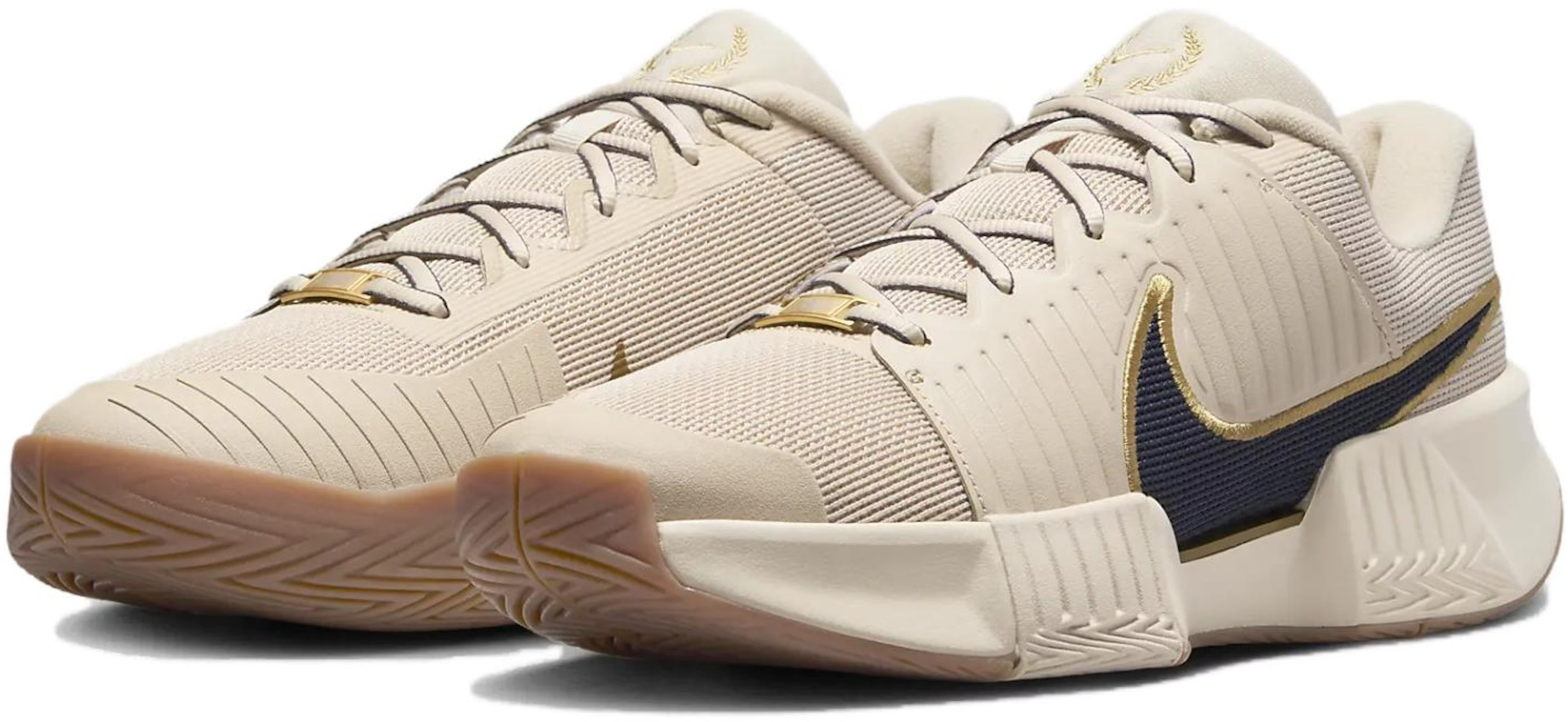 [FN4699-100] MENS NIKE GP CHALLENGE PRO HC PREMIUM 'SANDDRIFT METALLIC GOLD GUM MEDIUM BROWN THUNDER BLUE'