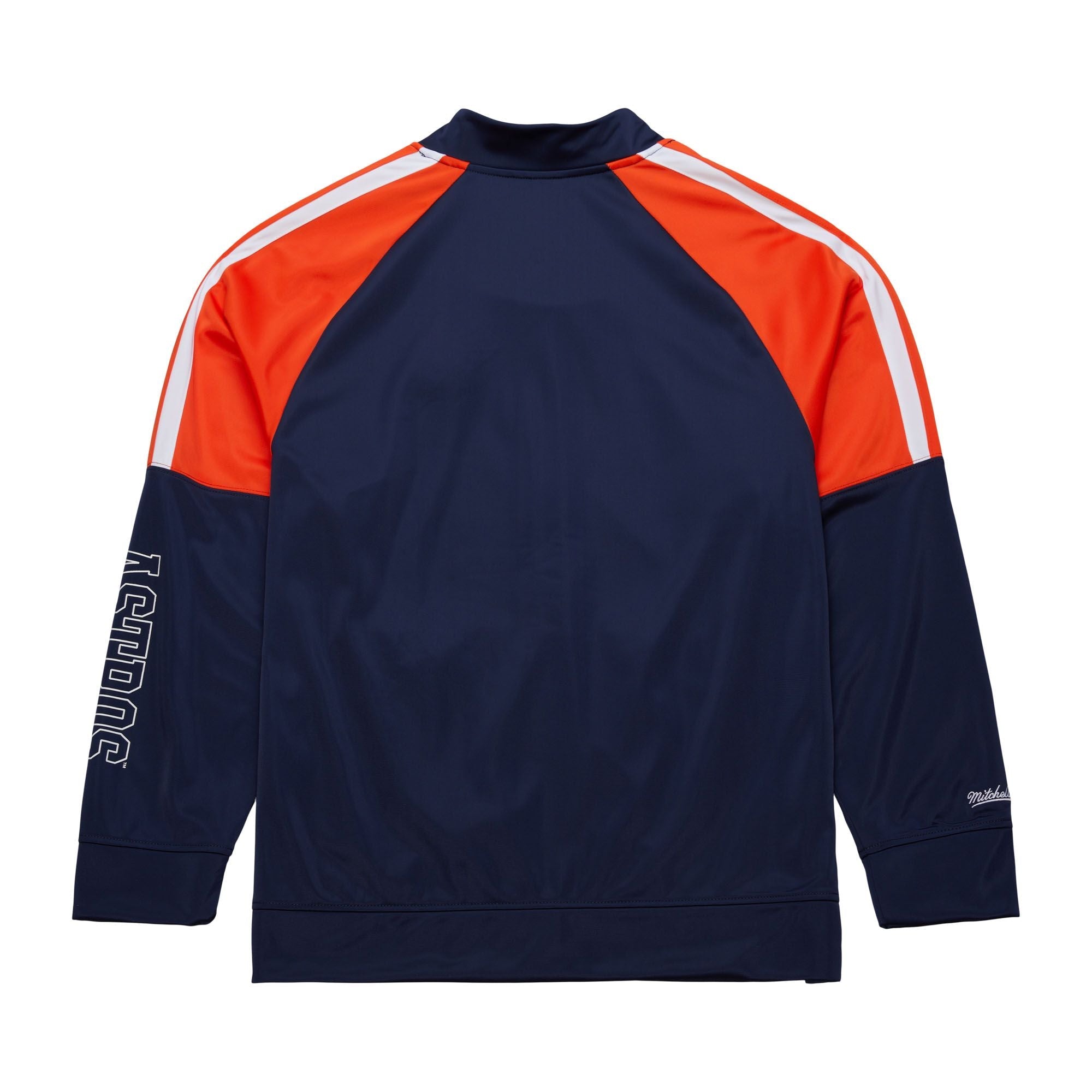 Mens Mitchell & Ness MLB COLOR BLOCKED TRACK JACKET VINTAGE LOGO ASTROS