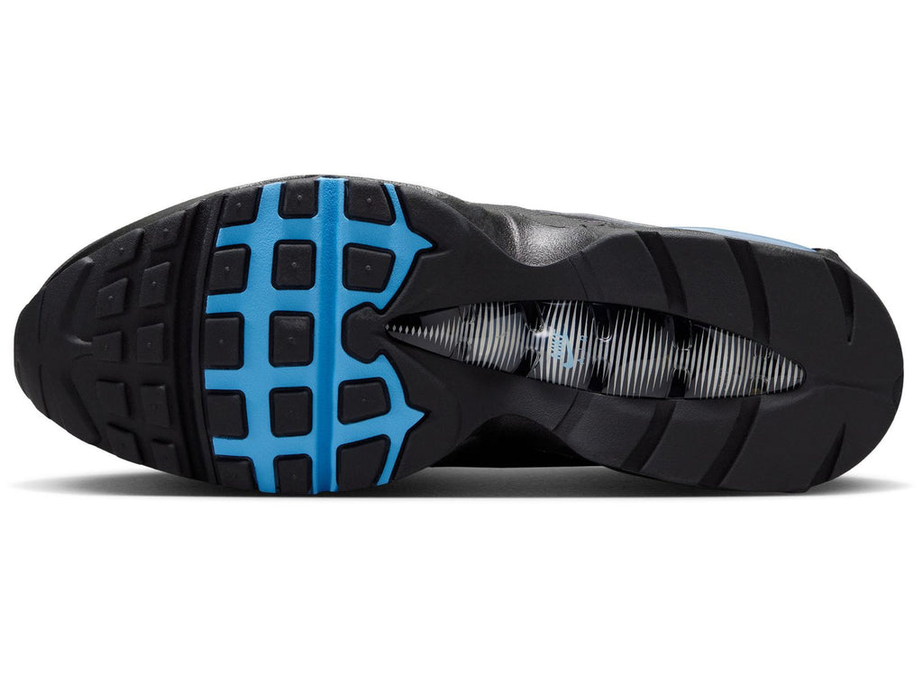 [IH7853-002] MENS NIKE AIR MAX 95 'BIG BUBBLE TECH BLACK UNIVERSITY BLUE'