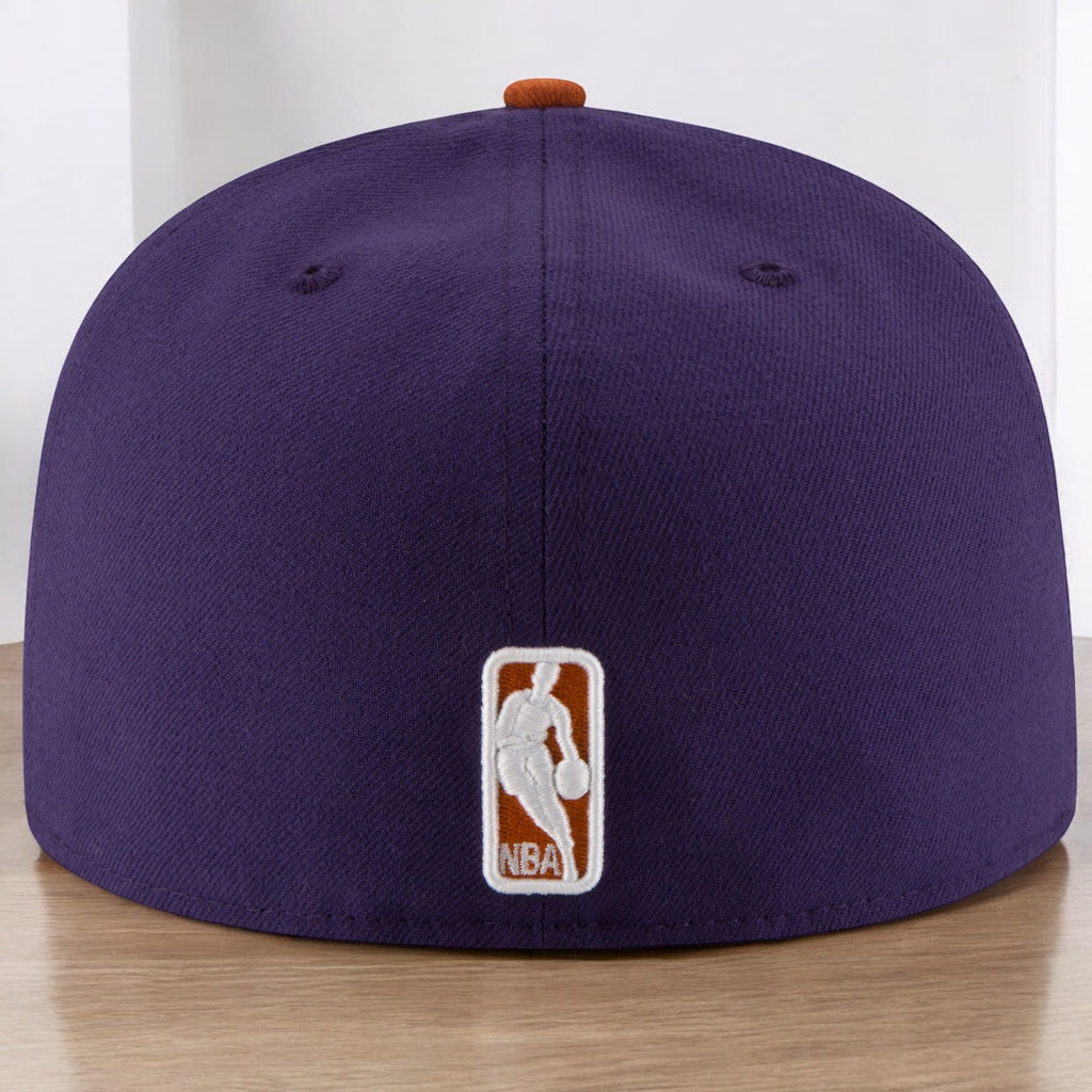 [70343605] MENS NEW ERA NBA PHOENIX SUNS 5950 2 TONE FITTED - PURPLE/ORANGE