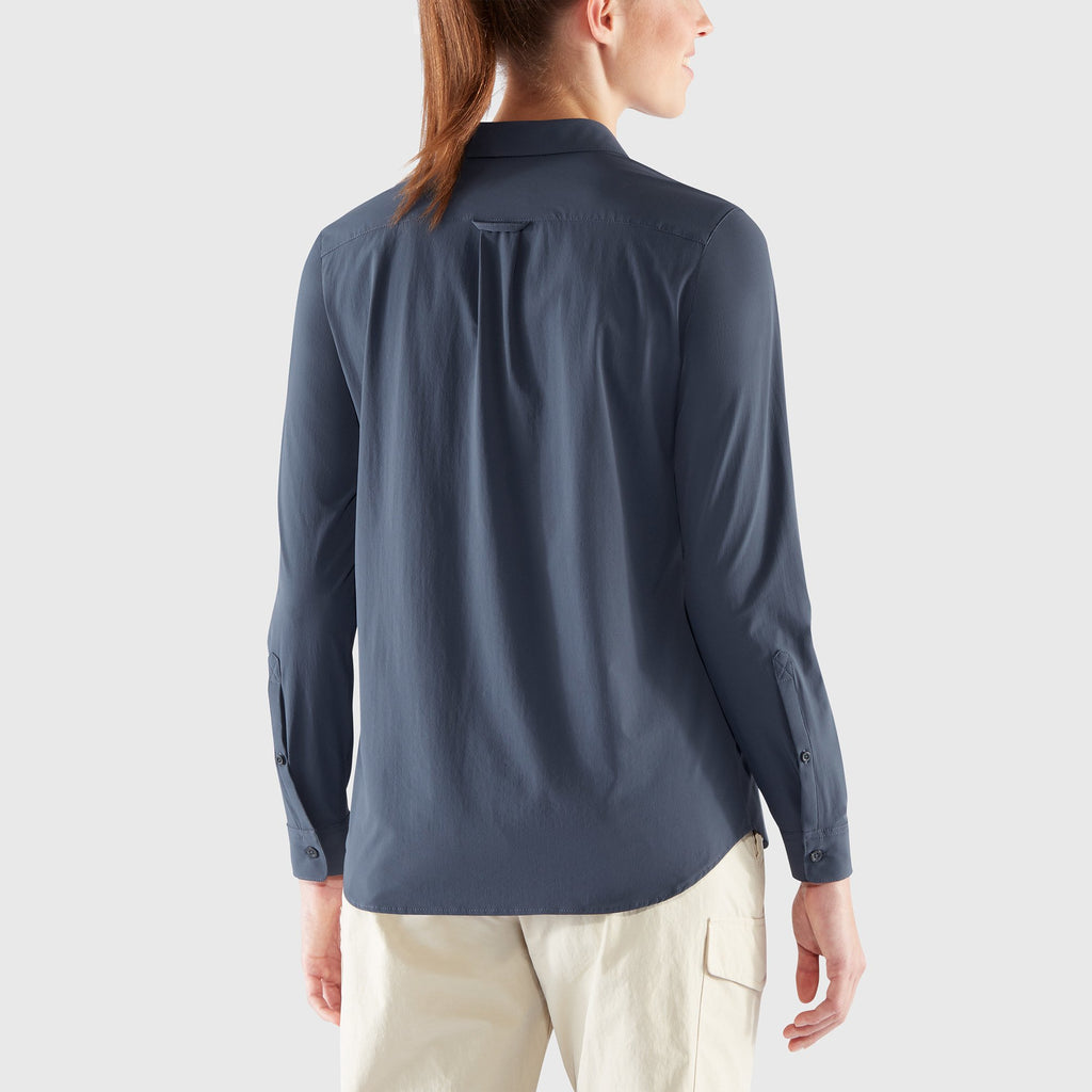 [89980-560] WOMENS FJALLRAVEN OVIK LITE SHIRT LS RELAXED FIT BUTTON DOWN W