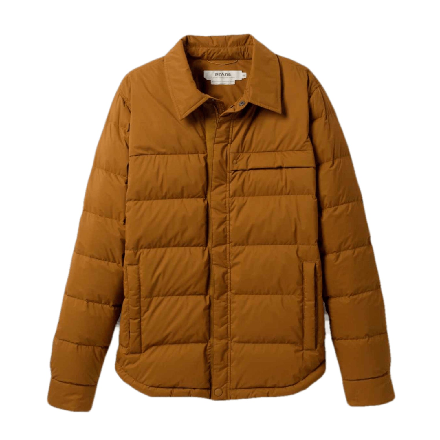[1961921-WALNUT] MENS PRANA PINCHOT SHIRT WATER REPELLENT STANDARD FIT JACKET