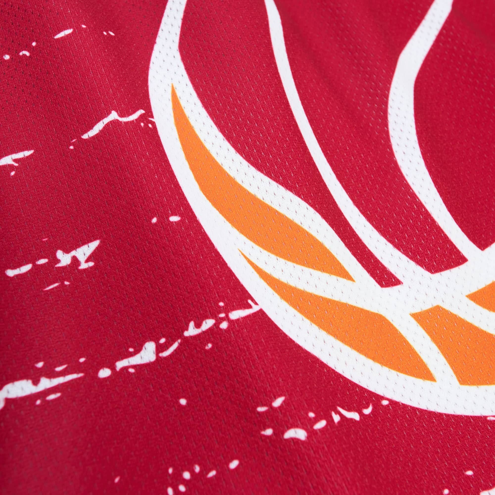 MENS MITCHELL & NESS NBA JUMBOTRON 3.0 SHORTS HEAT