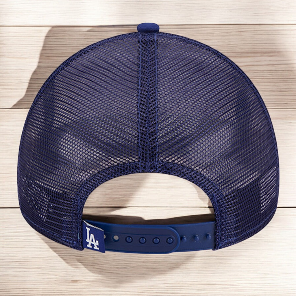 [60371909] Mens New Era MLB 940 STACKED A-FRAME TRUCKER ADJUSTABLE - LA DODGERS