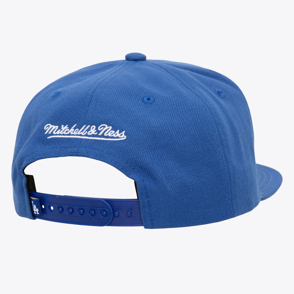 [HS9756-LADBLUE] MENS MITCHELL & NESS MLB XL LOGO SNAPBACK DODGERS