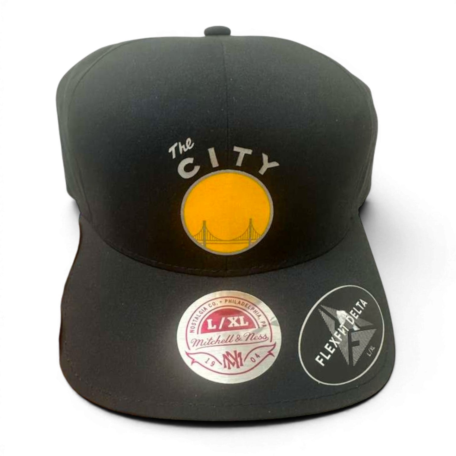 Mens Mitchell & Ness NBA Golden State Warriors Delta FlexFit Fitted