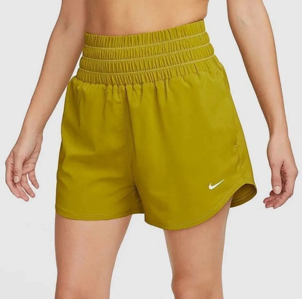 [DX6642-390] WOMENS NIKE DRI-FIT ONE ULTRA HIGH-WAISTED 3" BRIEF-LINED SHORTS