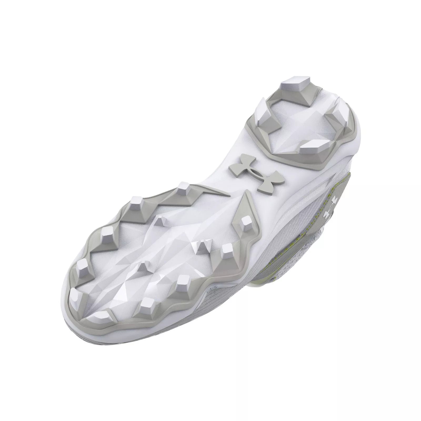 [3025085-101] MENS UNDER ARMOUR UA HIGHLIGHT HAMMER MC 'WHITE METALLIC SILVER'