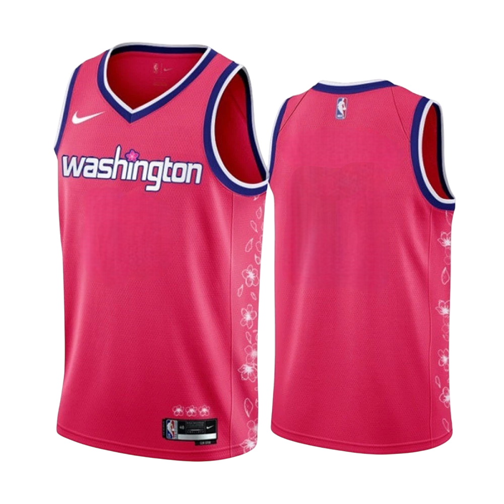 [DO9647-682] MENS NIKE NBA WASHINGTON WIZARDS CHERRY BLOSSOM CITY JERSEY