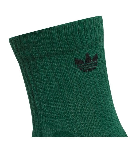 [IU9032C] UNISEX ADIDAS ORIGINALS TREFOIL SOCKS 3 PAIR HIGH QUARTER BRIGHT