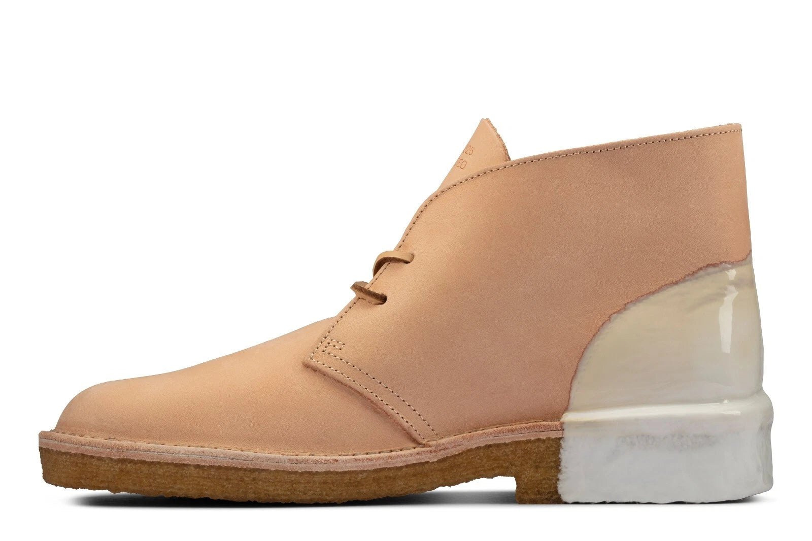 [26159091] MENS CLARKS DESERT BOOT 'NATURAL WHITE'