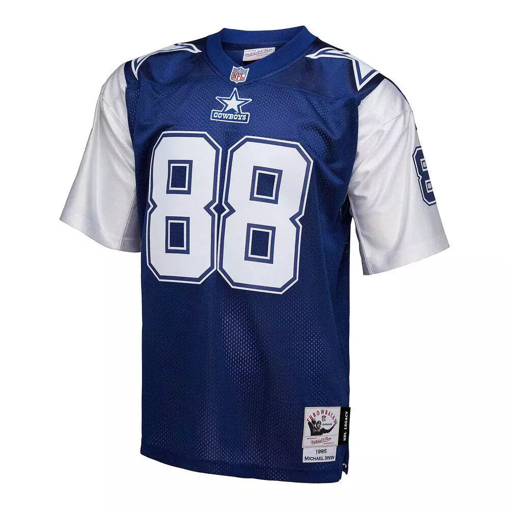 MENS MITCHELL & NESS NFL DARK JERSEY COWBOYS 1995 MICHAEL IRVIN