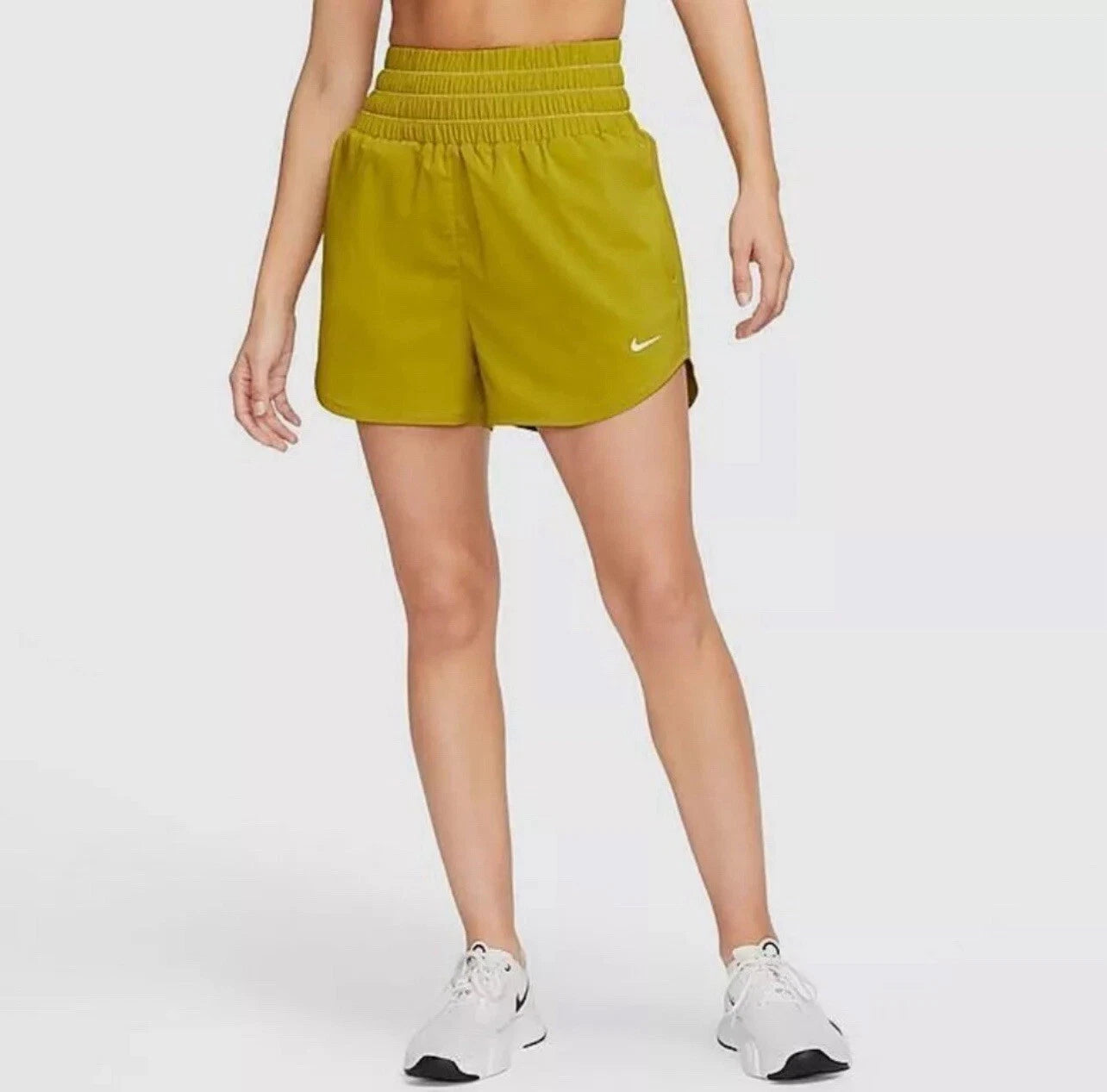 [DX6642-390] WOMENS NIKE DRI-FIT ONE ULTRA HIGH-WAISTED 3" BRIEF-LINED SHORTS