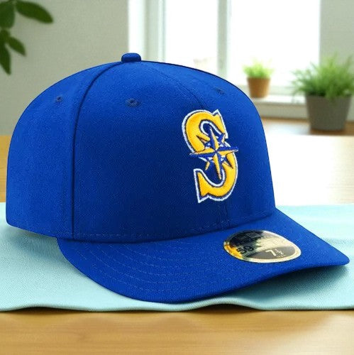 [70423652] Mens New Era MLB Low Profile Authentic 5950 - Seattle Mariners