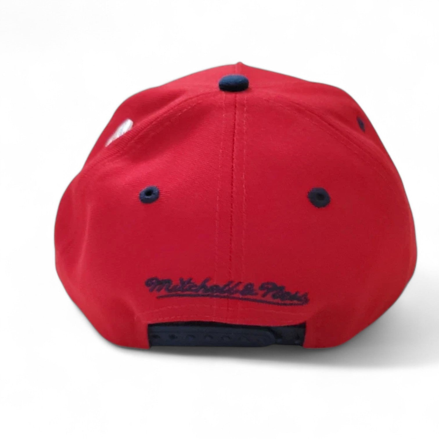 MENS MITCHELL & NESS MLB TEAM BALL PRO SNAPBACK BRAVES - RED