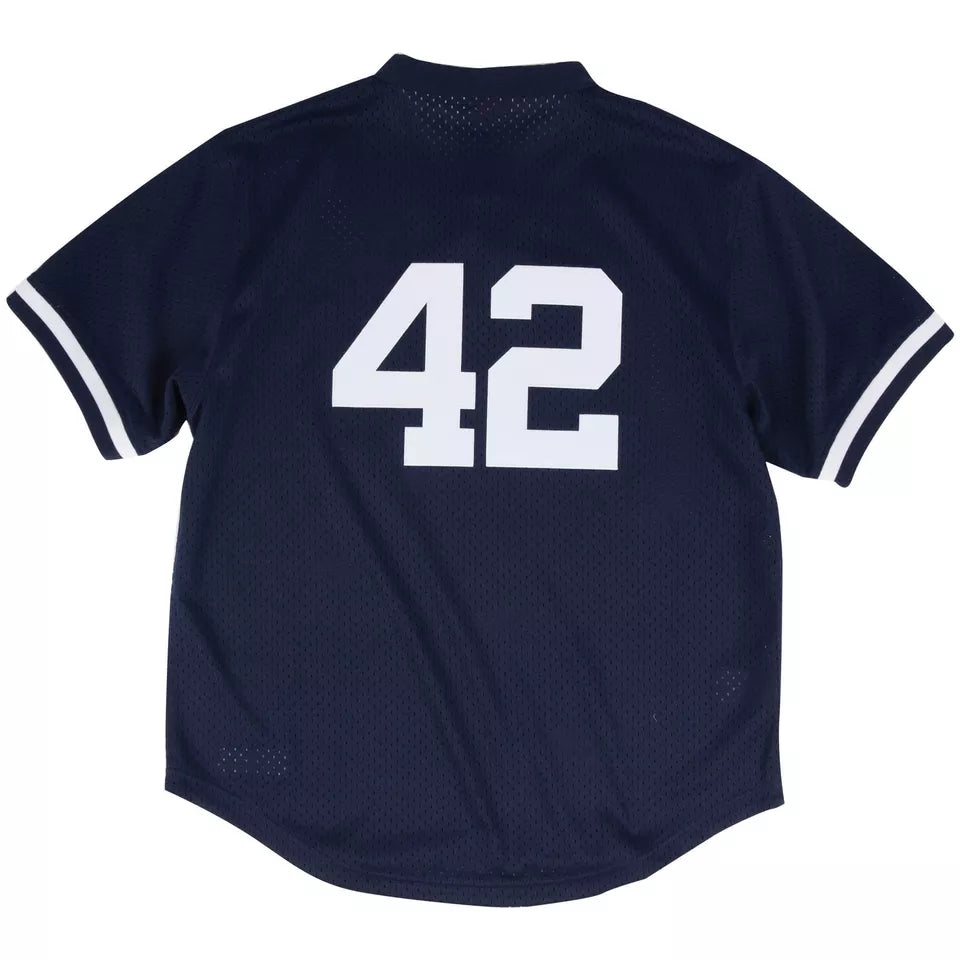 Mens Mitchell & Ness MLB AUTHENTIC BP JERSEY - PULLOVER YANKEES 1995 MARIANO RIVERA