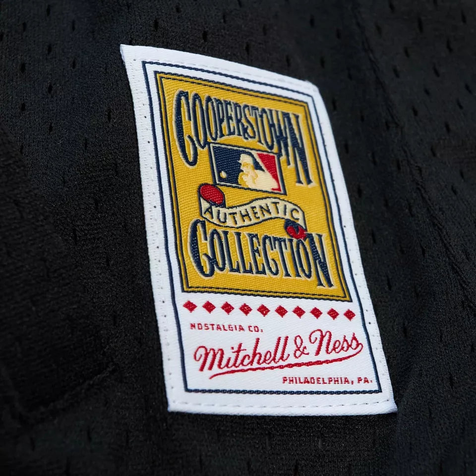 Mens Mitchell & Ness MLB AUTHENTIC BP JERSEY - 1/4 ZIP GIANTS 1991 WILL CLARK