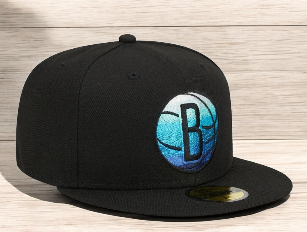 [60417725] Mens New Era NBA BROOKLYN NETS 5950 METALIC GRADIENT OTC FITTED