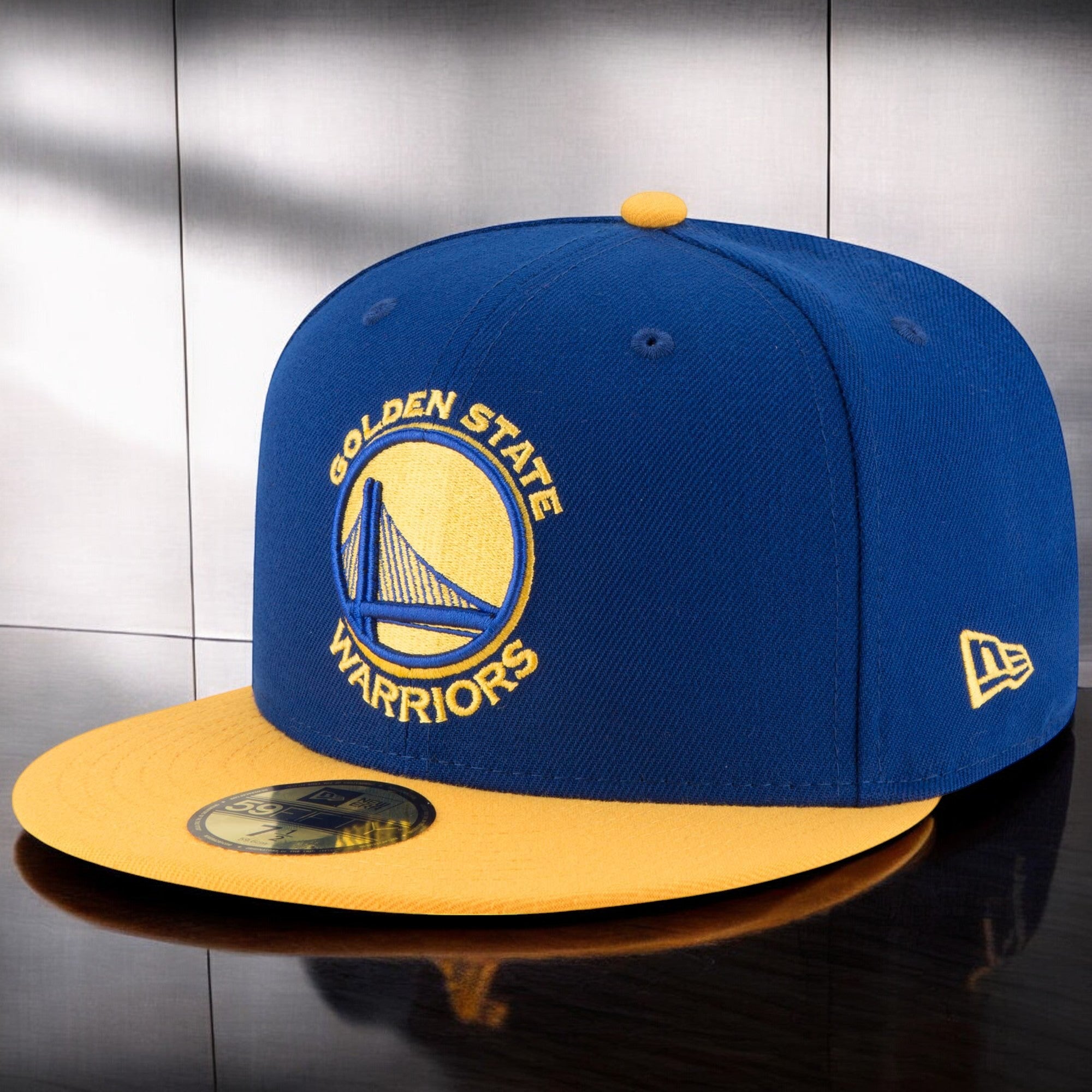 [70343683] Mens New Era NBA 59Fifty Fitted Cap Golden State Warriors