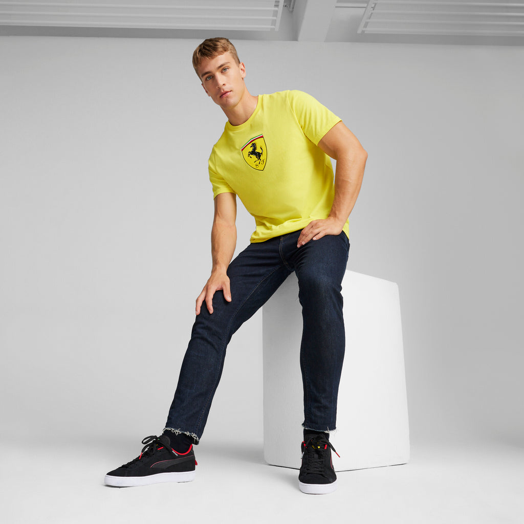 [623805-07] Mens Puma FERRARI RACE BIG SHIELD T COLOURED