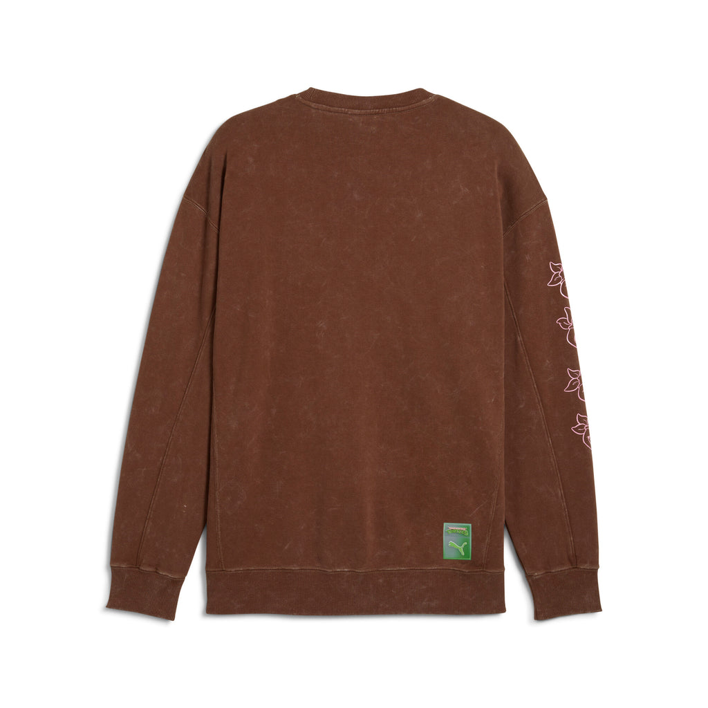 [630100-65] MENS PUMA X TMNT RELAXED GRAPHIC CREW TR