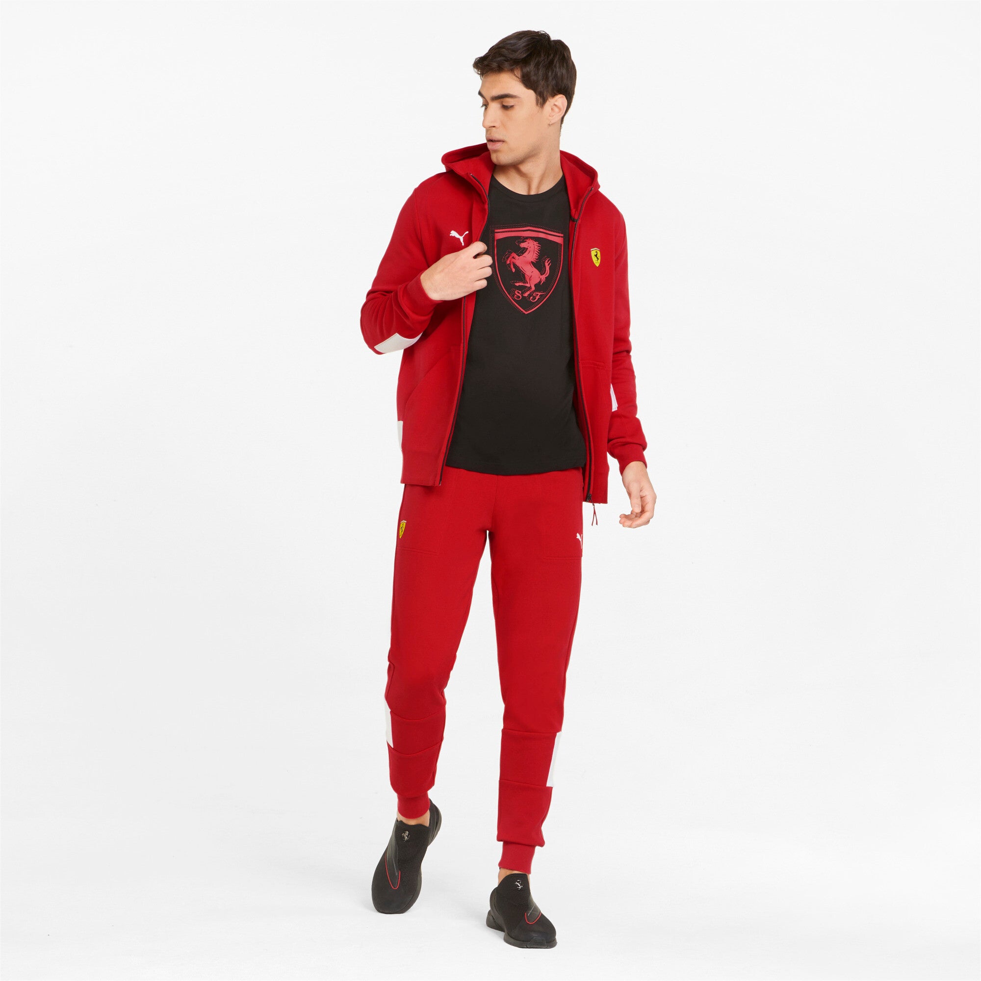 [533745-02] Mens PUMA FERRARI RACE HOODED SWEAT JACKET