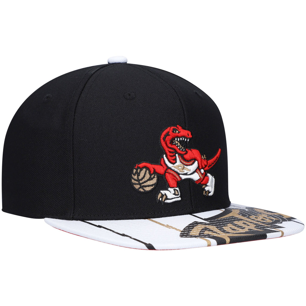 MENS MITCHELL & NESS NBA RELOAD 3.0 SNAPBACK HWC RAPTORS - BLACK-WHITE