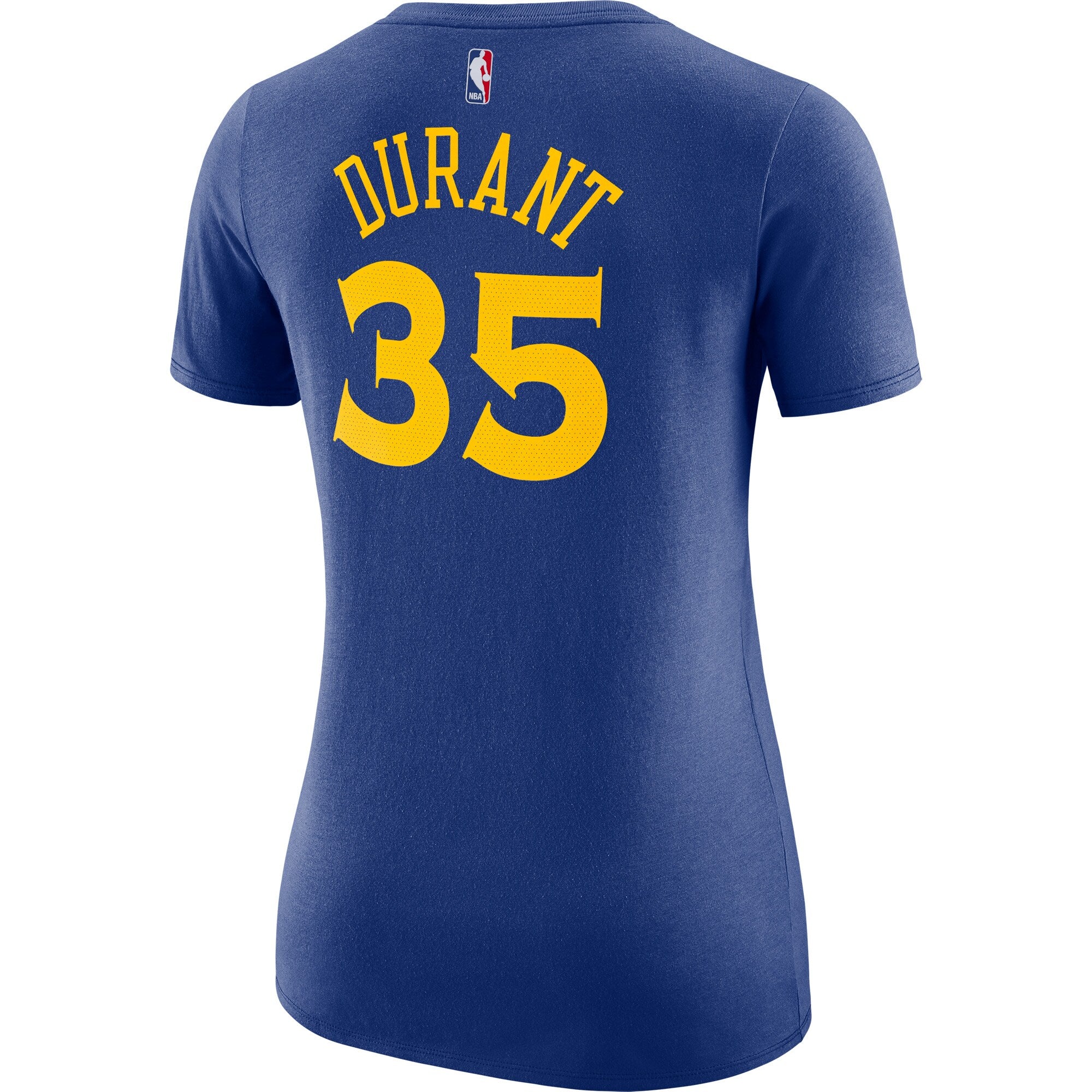[871408-497] Womens Nike NBA Golden State Warriors Kevin Durant Name & Number T-Shirt